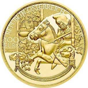 Золотая монета Золото скифов, Au 15.55, 100 евро.