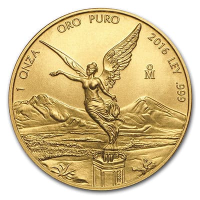 Золотая монета Мексиканский Либертад