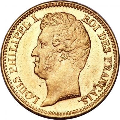 20 франков. Луи Филипп I. 1831 год