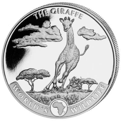 20 франков Конго Жираф Ag 31.1