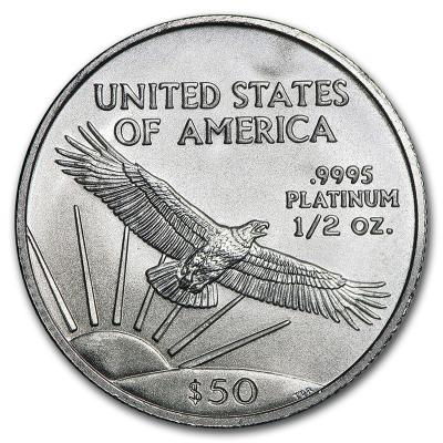 50 долларов, Американский орел, платина