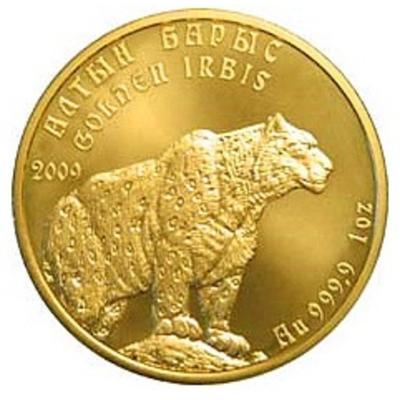 Монета Золотой барс, Au 31.1 г, 100 тенге
