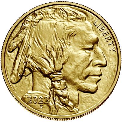 Золотая монета Американский Бизон, 50 долларов