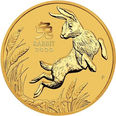 Золотая монета Лунар год Кролика, Австралия, Au 62.2, 200 долларов