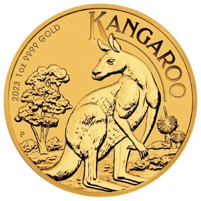 Золотая монета Кенгуру, Au 31.1 г. 100 долларов.