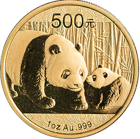 Золотая монета Панда 2011 год, Au 31.1