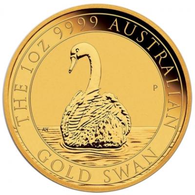 Золотая монета Лебедь, Австралия, Au 31.1, 100 долларов