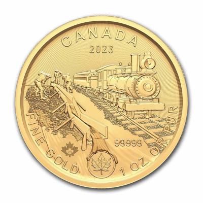 Золотая монета Клондайк - путь к золоту. Au 31.1, 200 долларов.