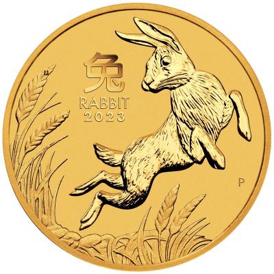 Золотая монета Лунар год Кролика, Австралия, Au 15.55гр, 50 долларов