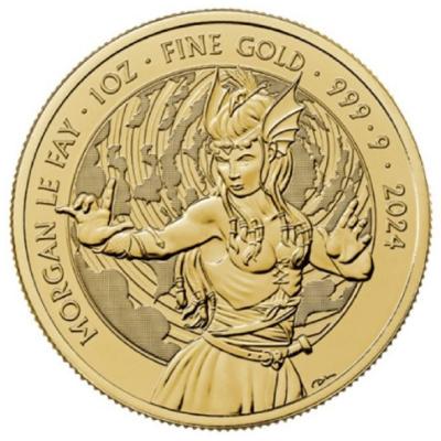 Золотая монета Моргана ле Фэй, Au 31.1, 100 фунтов