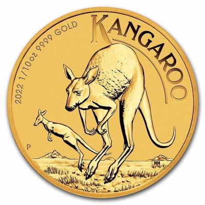 Золотая монета Кенгуру. Au 3.11, 15 долларов.
