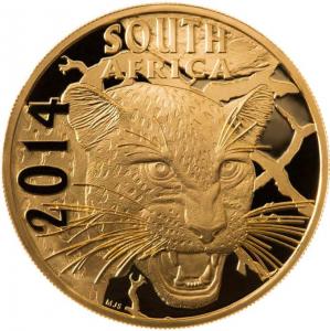 Золотая монета Леопард. Au 31.1