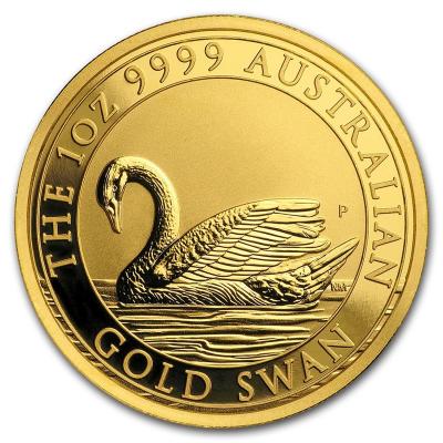 Золотая монета Лебедь 2017, Австралия, Au 31.1, 100 долларов
