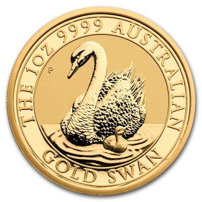 Золотая монета Лебедь 2018, Австралия, Au 31.1, 100 долларов