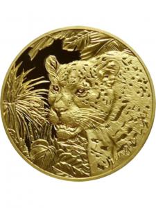 Золотая монета Ягуар. Au 31.1