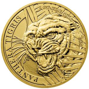 Золотая монета Пантера, Лаос, Au 31.1, 2000 кип